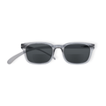 Klammeraffe No.11 bifocal reading sunglasses in cloud color on a white background, unisex design with longer temples.