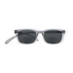 Klammeraffe No.11 bifocal reading sunglasses in cloud color on a white background, unisex design with longer temples.