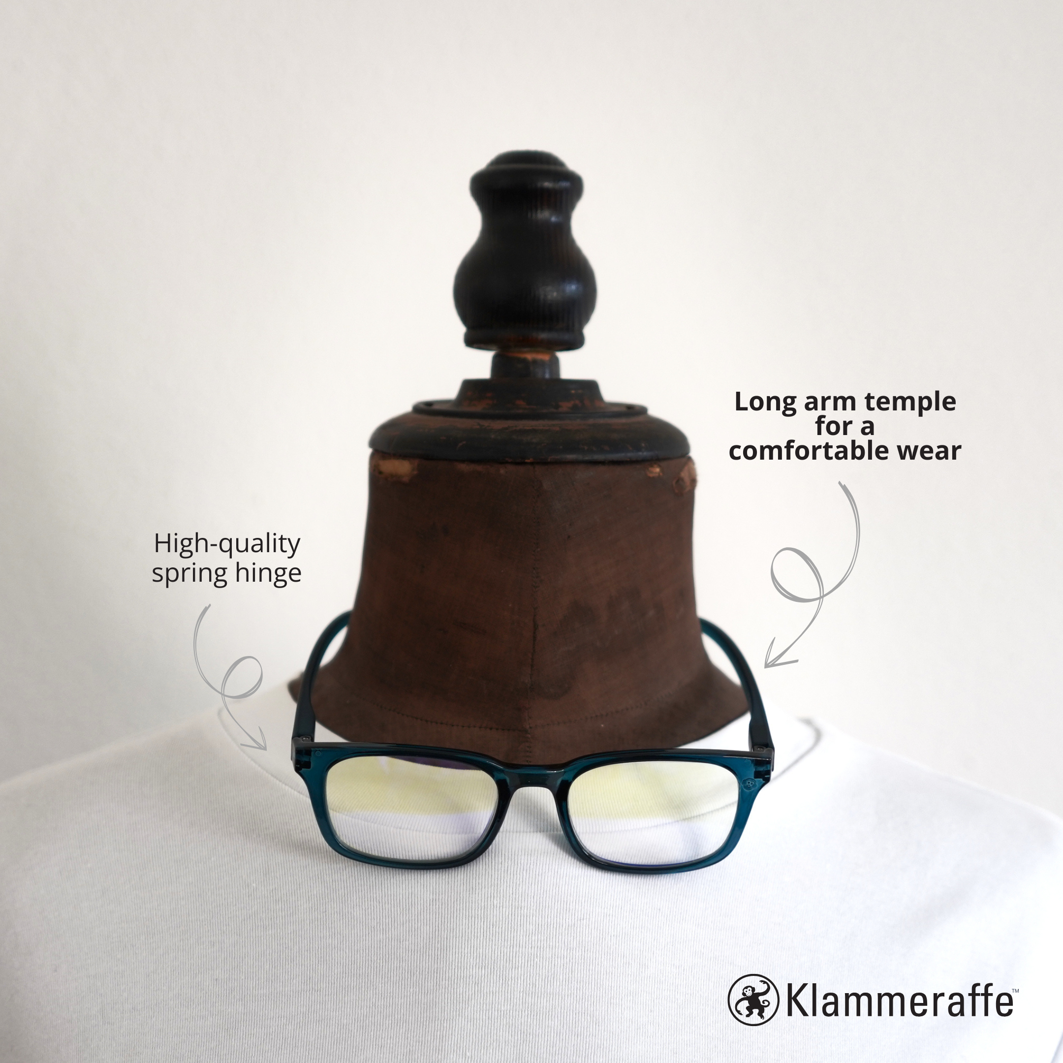 No.11 Blue Light Reading Glasses | deep teal