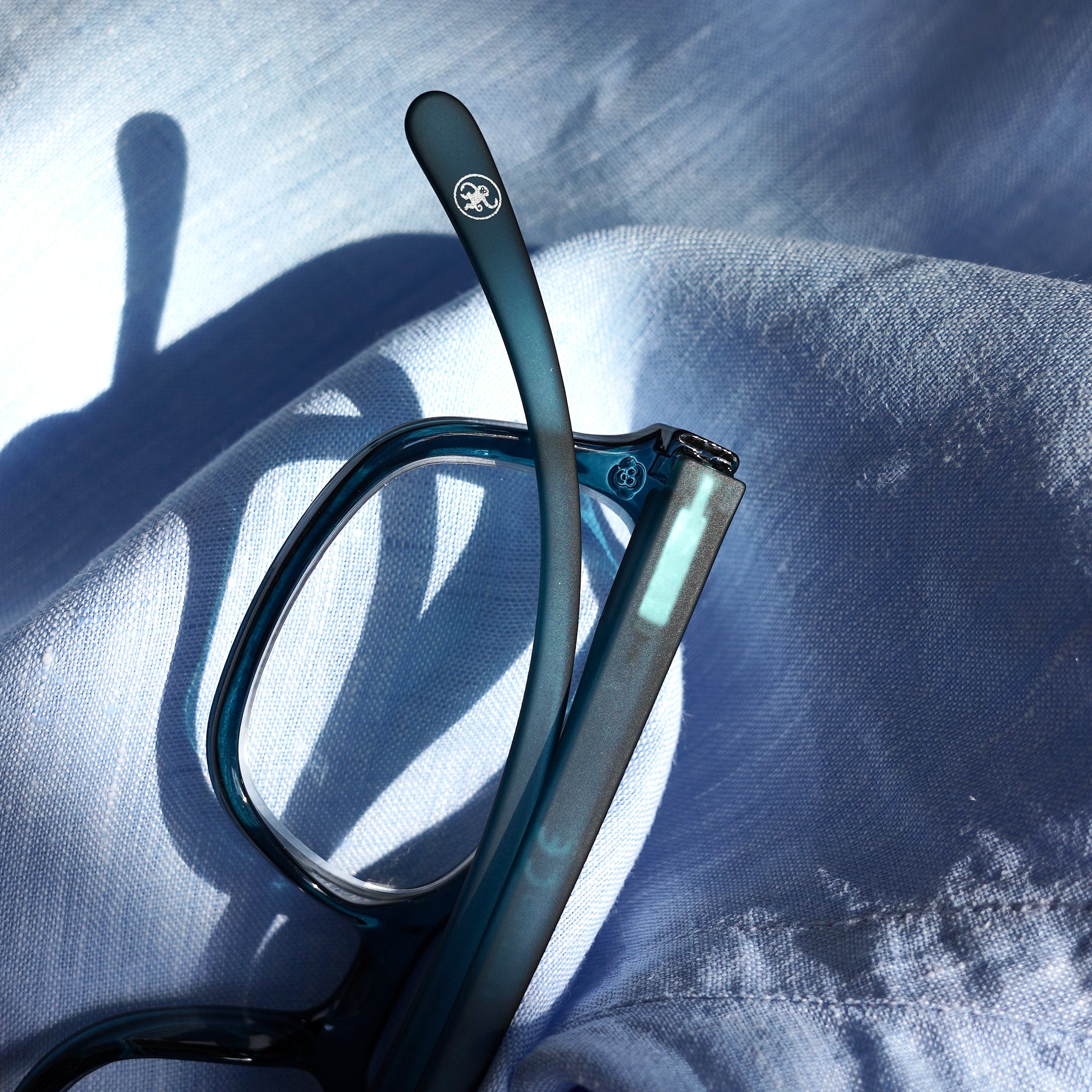 No.11 Blue Light Reading Glasses | deep teal