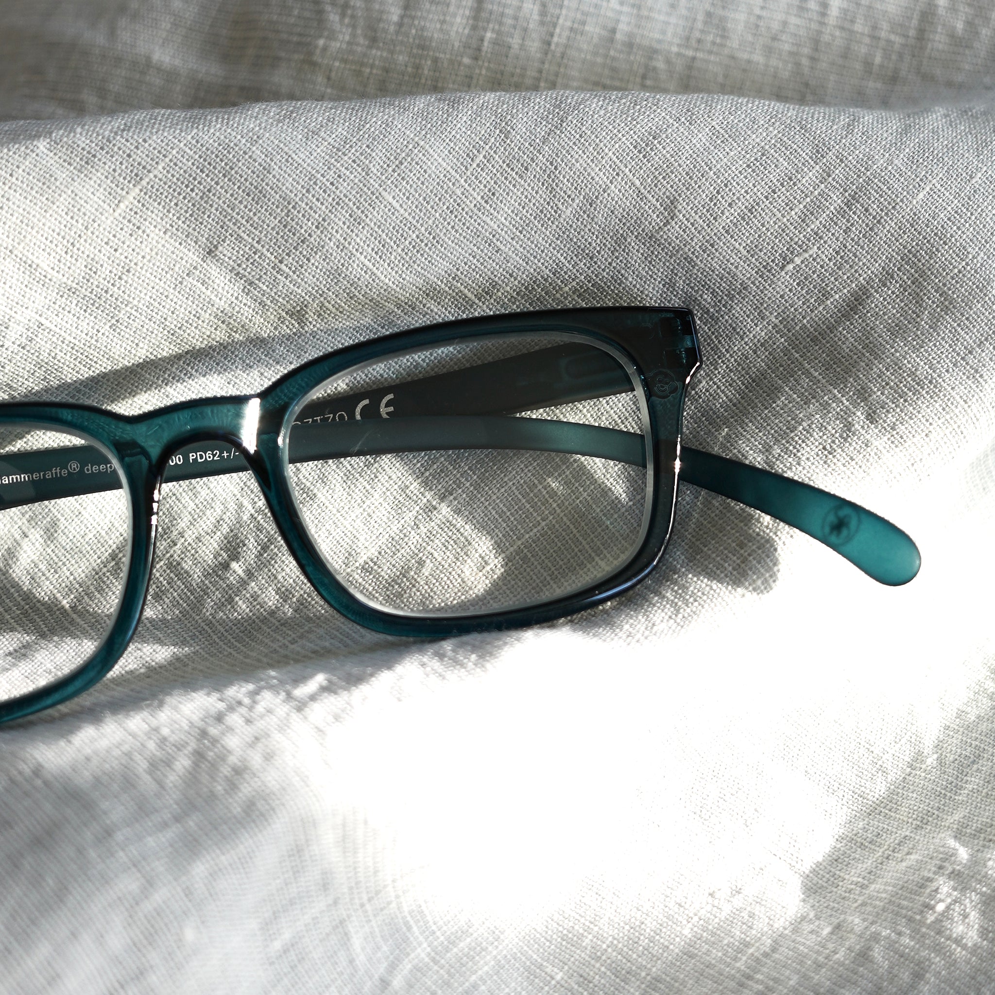 No.11 Blue Light Reading Glasses | deep teal